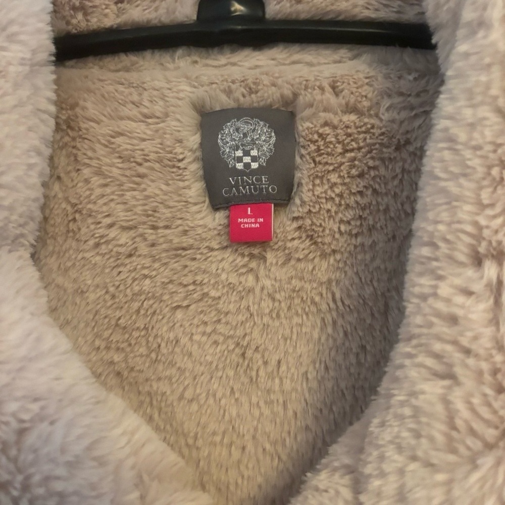 Vince Camuto Faux Leather & Fur Jacket - Picture 3 of 6